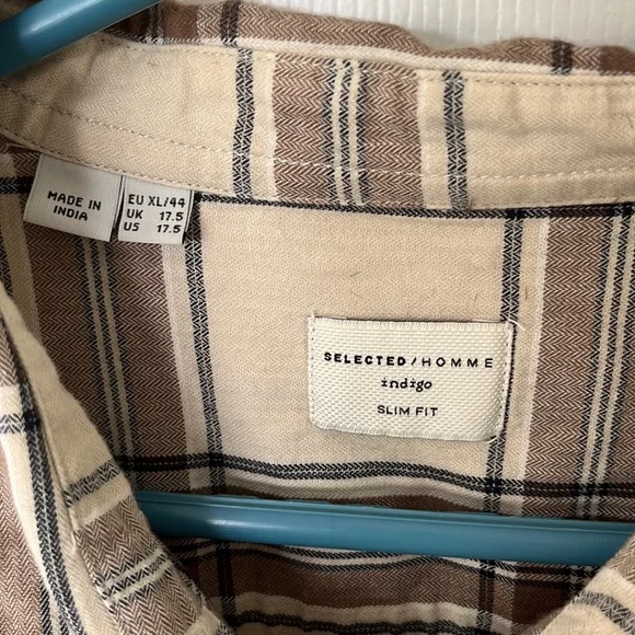 Beige plaid - Picture 3 of 4